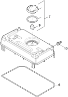 KÄRCHER Professional Ersatzteile Dampfer SGV 8/5 EU 1.092-010.0 Deckel Frischwasser Ersatz