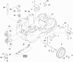 KÄRCHER Professional Ersatzteile Hochdruckreiniger Heisswasser New Holland 2014 1.071-432.0 Gehaeuse Unterteil