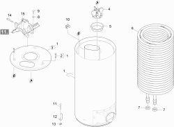 KÄRCHER Professional Ersatzteile Hochdruckreiniger Heisswasser HDS 9/18-4 M EU-I 1.077-810.0 Heizschlange
