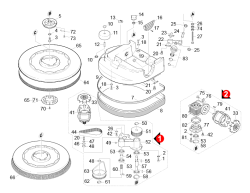 KÄRCHER Professional Ersatzteile Bodenreiniger BD 530 Ep 1.127-344.0 Bodenkopf BD