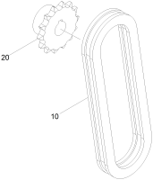 KÄRCHER Professional Ersatzteile Bodenreiniger BR 55/40 RS Bp 1.006-132.0 ABS Traktion für B40 RS