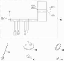KÄRCHER Professional Ersatzteile Kehrmaschinen KM 105 0 ETL Kabelsatz Batterie KM105/100