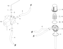 KÄRCHER Professional Ersatzteile Hochdruckreiniger Heisswasser HDS 2.3/12 C Ed 1.272-201.0 Brennstoffpumpe und Filter