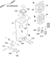KÄRCHER Professional Ersatzteile Bodenreiniger B 150 R Bp Pack Dose+240AhGel+D90 1.246-034.0 Steuerelektronik Hubmodul doppelt