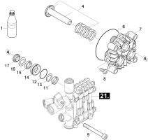 KÄRCHER Professional Ersatzteile Hochdruckreiniger Heisswasser HDS 3.0/20 C Ea 1.170-903.0 Kolben