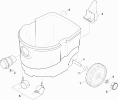 KÄRCHER Professional Ersatzteile Sauger ISS 35 1.184-877.0 Behaelter Einzelteile