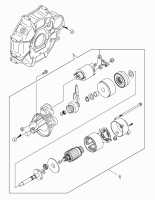 KÄRCHER Professional Ersatzteile Kehrmaschinen Kehrmaschine KM 120/250 R Diesel  Anlasser 9.398-368.0