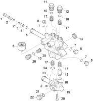 KÄRCHER Professional Ersatzteile Hochdruckreiniger Kaltwasser AC-230PC John Deere 1.810-800.0 Zylinderkopf
