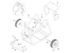 KÄRCHER Professional Ersatzteile Hochdruckreiniger Kaltwasser AC-150ECC John Deere EU-I 1.367-106.0 Rahmen