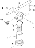 KÄRCHER Professional Ersatzteile Hochdruckreiniger Kaltwasser AC-150ECC John Deere EU-I 1.367-106.0 Wasserfilter