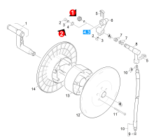 KÄRCHER Professional Ersatzteile Hochdruckreiniger Kaltwasser AC-180EC John Deere EU-I 1.292-506.0 Schlauchtrommel
