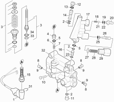 KÄRCHER Professional Ersatzteile Hochdruckreiniger Kaltwasser AC-180EC John Deere EU-I 1.292-506.0 Zylinderkopf