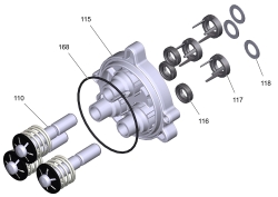 KÄRCHER Ersatzteile Hochdruckreiniger PRO HD 800 Plus *EU 1.520-989.0-A Kolbenfuehrung kpl.