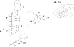 KÄRCHER Professional Ersatzteile Bodenreiniger B 250 R 1.480-230.2 ETL Rundumkennleuchte