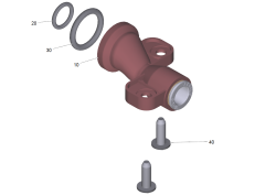 KÄRCHER Professional Ersatzteile Wasserspender WPD Range  Tropfschalenablauf Adapterflansch WPD WPD 1.024-920.2