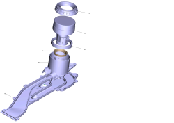 KÄRCHER Professional Ersatzteile Bodenreiniger B 60 W Bp + R65 + AF + Rins +V900 1.384-018.0 Saugturbine Kapsel kpl.