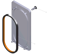 KÄRCHER Professional Ersatzteile Bodenreiniger B 60 W Bp + R65 + AF + Rins +V900 1.384-018.0 Blende Befuellsystem