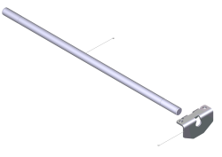 KÄRCHER Professional Ersatzteile Bodenreiniger B 60 W 1.384-020.2 Achse kpl.