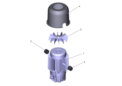 KÄRCHER Ersatzteile Hochdruckreiniger PRO HD 600 Plus *EU 1.520-993.0-A Motor kpl. nur fuer Ersatz
