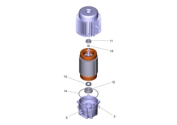 KÄRCHER Ersatzteile Hochdruckreiniger PRO HD 600 Plus *EU 1.520-993.0-A Motor kpl.