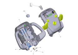 KÄRCHER Professional Ersatzteile Bodenreiniger B 60 W Bp + R65 + AF + Rins +V900 1.384-018.0 Bedienfeld kpl. B60W