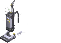 KÄRCHER Ersatzteile Saugbohner PRO BR 400 1.783-218.0 PRO BR 400