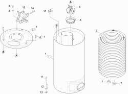 KÄRCHER Professional Ersatzteile Hochdruckreiniger Heisswasser HDS 11/18-4 S Basic EU-I 1.071-628.0 Heizschlange