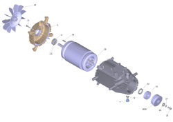 KÄRCHER Professional Ersatzteile Hochdruckreiniger Heisswasser HDS 7/16 C EU-II 1.173-213.0 Motor kpl. nur fuer Ersatz