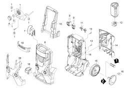 KÄRCHER Ersatzteile Hochdruckreiniger K 5 Home *EU 1.180-637.0-A Gehaeuse