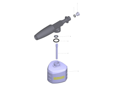 KÄRCHER Professional Ersatzteile Hochdruckreiniger Kaltwasser HD 1.8/13 C Ed 1.520-149.0 FJ 3 Schaumduese Basic Line