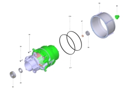 KÄRCHER Ersatzteile Hochdruckreiniger K 7 PREMIUM ECO!OGIC *EU 1.168-173.0-A Motor fuer Ersatz