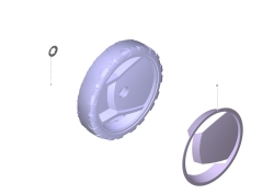 KÄRCHER Ersatzteile Hochdruckreiniger K 7.75 M-pl-WB-T 200 *EU 1.275-570.0-A Radsatz Ersatz 250 Hummer