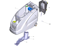 KÄRCHER Professional Ersatzteile Bodenreiniger B 40 C Bp Pack Classic+115Ah+R55+V900 1.533-266.0 Rumpfgeraet B40