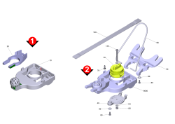 KÄRCHER Professional Ersatzteile Bodenreiniger BD 50/50 C Bp Pad Wet 1.127-029.0 Saugbalken Anhebung kpl.