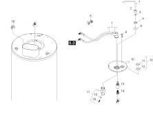 KÄRCHER Professional Ersatzteile Hochdruckreiniger Heisswasser HDS 11/18-4S Basic EU-I 1.071-611.0 Brennerdeckel