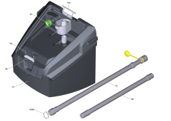 KÄRCHER Professional Ersatzteile Bodenreiniger B 95 RS Bp Pack Dose 180AhGel+D65 1.006-202.0 Schmutzwassertank kpl. B 95 RS