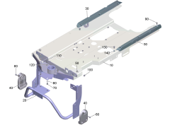 KÄRCHER Professional Ersatzteile Bodenreiniger B 95 RS Bp Pack Dose 180AhGel+D65 1.006-202.0 Rahmen kpl. B 95 RS