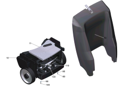 KÄRCHER Professional Ersatzteile Bodenreiniger B 95 RS Bp Pack Dose 180AhGel+D65 1.006-202.0 Plattform Bediener kpl. B 95 RS