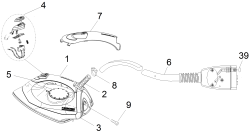 KÄRCHER Professional Ersatzteile Dampfer DE 4002         EU 1.092-100.0 Buegeleisen