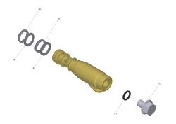 KÄRCHER Ersatzteile Hochdruckreiniger K 7 PREMIUM ECO!OGIC *EU 1.168-173.0-A Hohlwelle kpl.