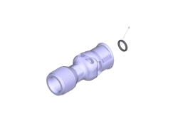 KÄRCHER Ersatzteile Hochdruckreiniger ETL K3 Car & Home*EU (5.972-722.0) 1.601-822.0-AA HD-Abgang kurz fuer Ersatz +O-Ring RV