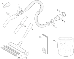 KÄRCHER Professional Ersatzteile Sauger NT 35/1 Tact Te M EU 1.184-807.0 Zubehoer
