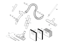 KÄRCHER Professional Ersatzteile Sauger T 10/1  EU 1.527-110.0 Zubehoer