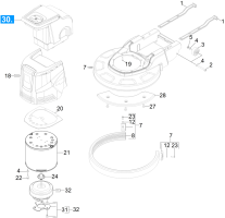 KÄRCHER Professional Ersatzteile Bodenreiniger BDS 51/180 C Adv 1.291-240.0 Buerstenkopf