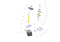 KÄRCHER Professional Ersatzteile Kehrmaschinen KM 125 Konfiguration 125/130  Lenkung Batterie KM 125_130 1.280-150.2