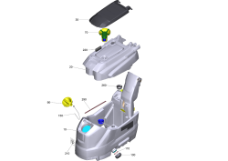 KÄRCHER Professional Ersatzteile Bodenreiniger BD 43/25 C Bp Pack EU 1.515-403.0 Tank kpl. B 25 BP