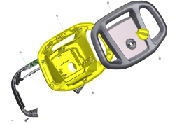 KÄRCHER Professional Ersatzteile Bodenreiniger BD 43/35 C Ep 1.515-402.0 Bedienfeld BD 43/35