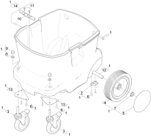 KÄRCHER Professional Ersatzteile Sauger VC 40-UE 1.145-670.0 Behaelter