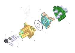 KÄRCHER Ersatzteile Hochdruckreiniger PRO HD 800 Plus *EU 1.520-989.0-A Pumpenkopf kpl. HD 5/12
