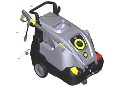 KÄRCHER Professional Ersatzteile Hochdruckreiniger Heisswasser HDS 8/18-4 C EU-II 1.174-902.0 ETL HDS 8/18-4C  *EU-II